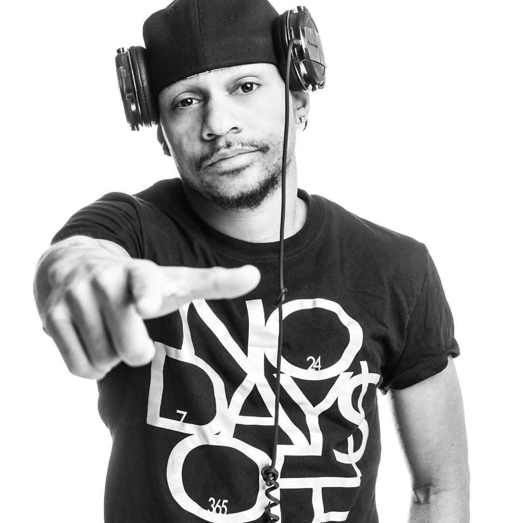 DJ Gregory Thomas portrait with headphones